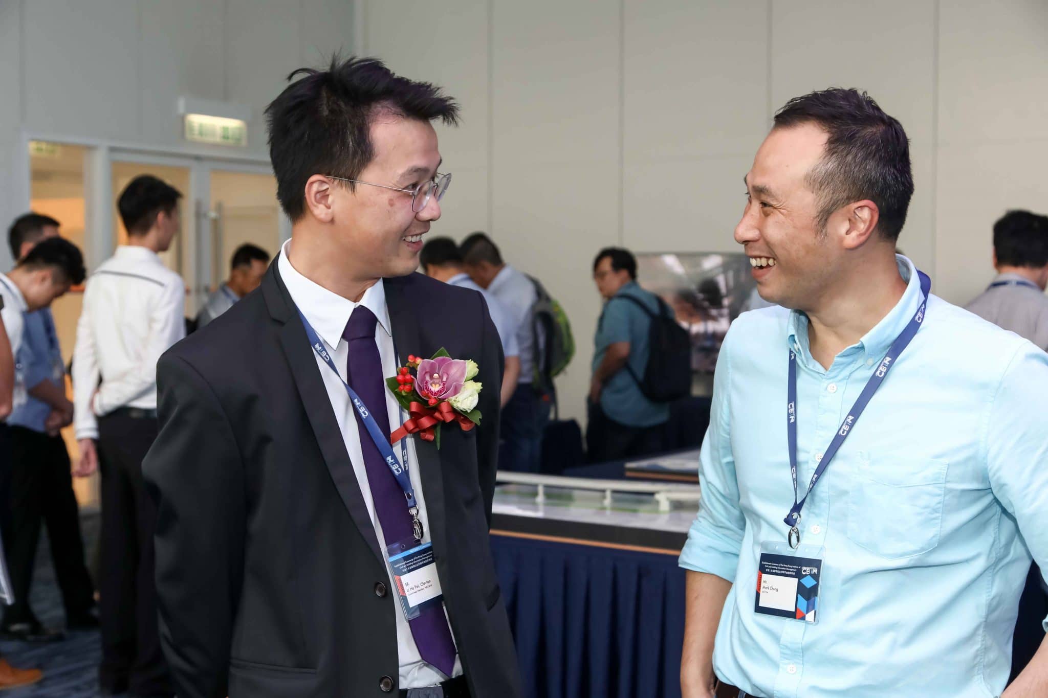 HKICBIM Committee Member Sr. Li Ho Fai Clayton and Mr. Chung from AECOM