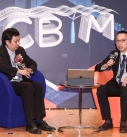 Honorary Treasurer of HKICBIM, Mr. Liu Chun Kit (left), and Committee Member Sr. Frankie Yip, talked about their experience in applying BIM in civil construction during sharing session.